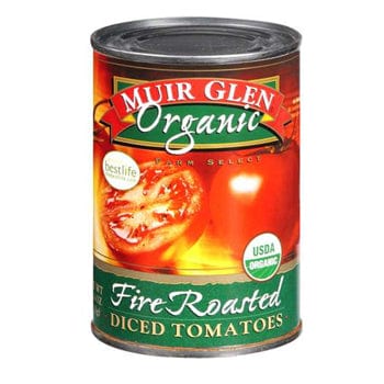 Muir Glen Fire Roasted Tomatoes Diced  411g